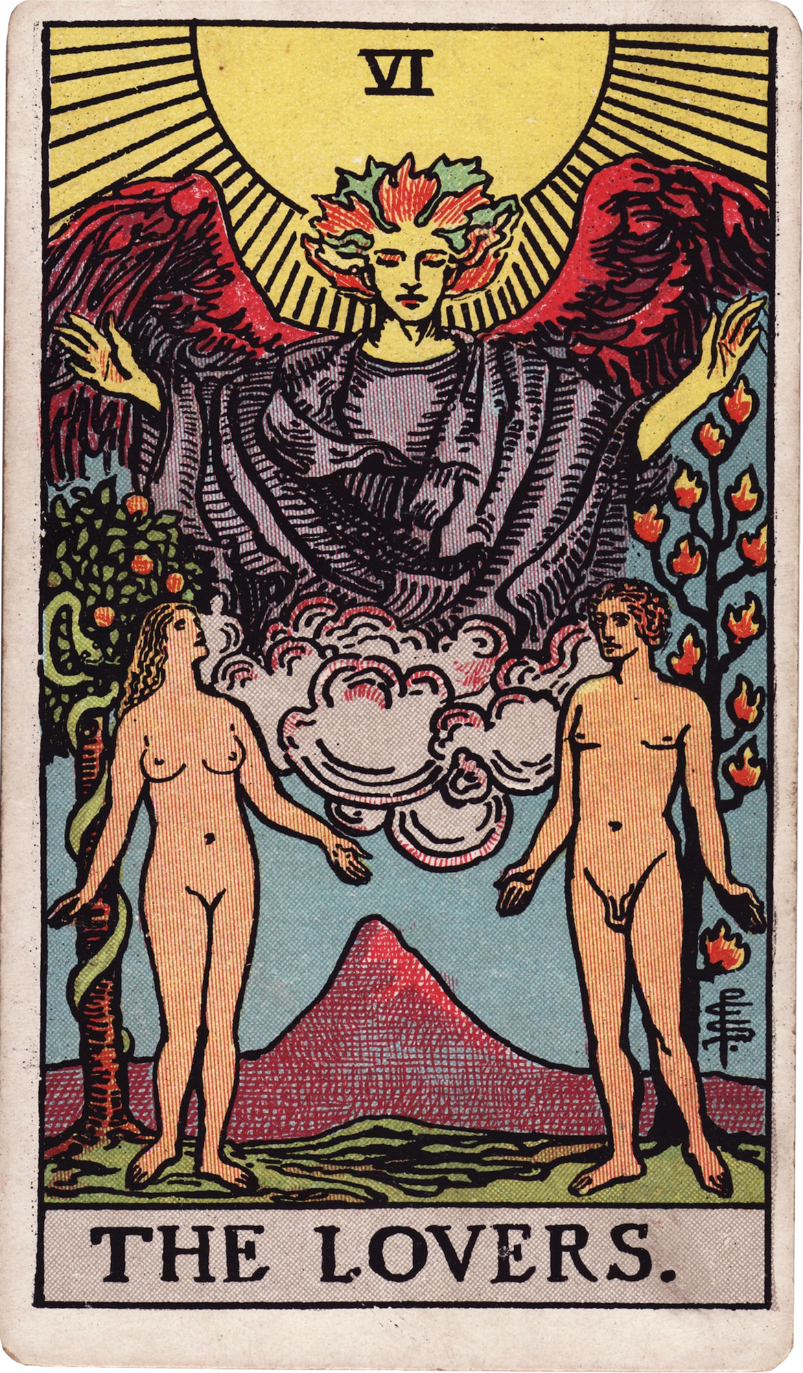 The Lovers Tarot card